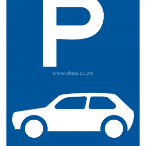 Parking for motorcars road sign for sale Zimbabwe