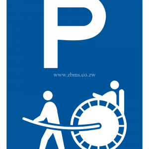 Parking for rickshaws road sign for sale Zimbabwe
