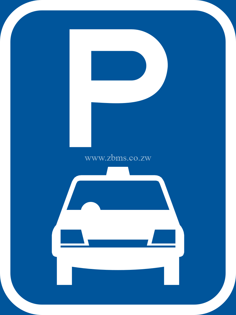 Parking for taxis ROAD SIGN FOR SALE ZIMBABWE