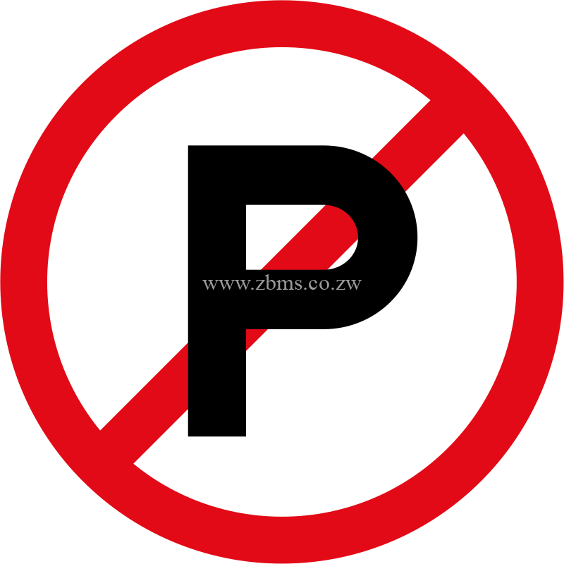 No Parking sign for sale Zimbabwe