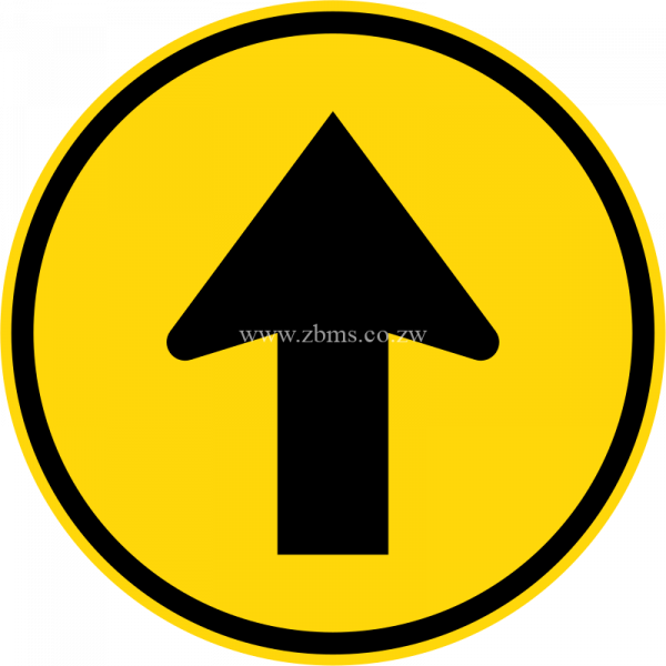 Proceed Straight temporary road sign for sale Zimbabwe