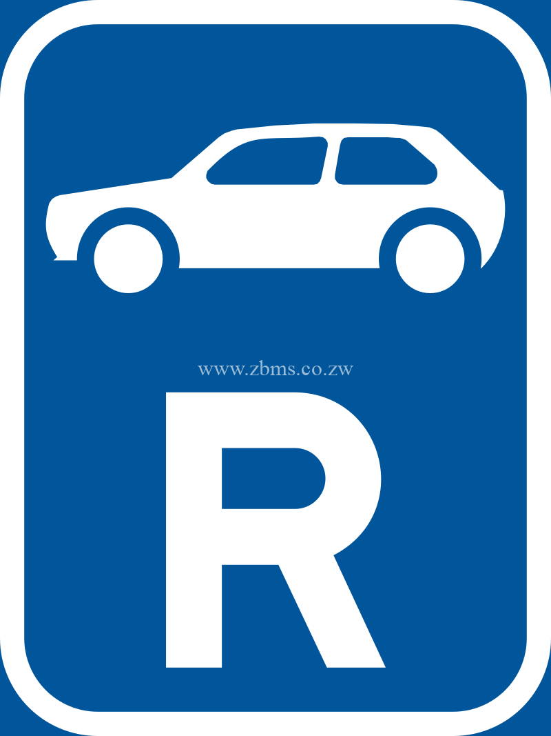Reserved for motorcars ROAD SIGN FOR SALE Zimbabwe