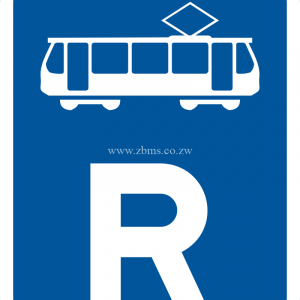 Trams reserved road sign for sale Zimbabwe
