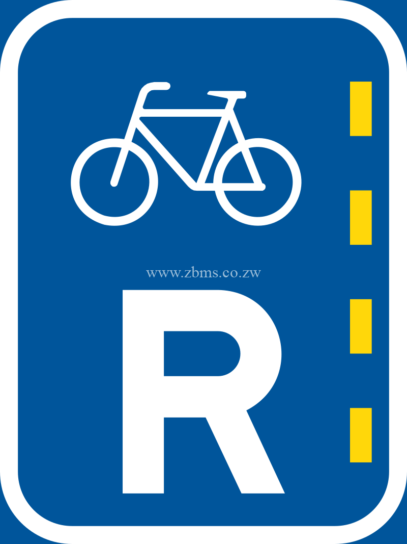 Reserved lane for bicycles ROAD SIGN FOR SALE Zimbbawe