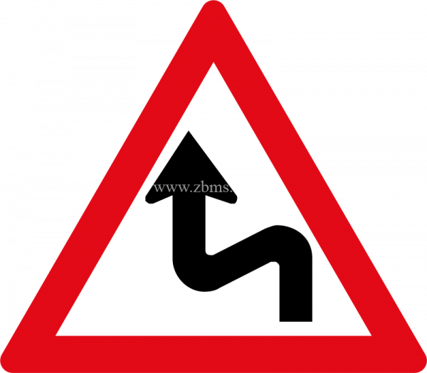 Series of Curves Ahead Left road sign for sale Zimbabwe