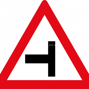Side-road junction ahead road sign for sale Zimbabwe