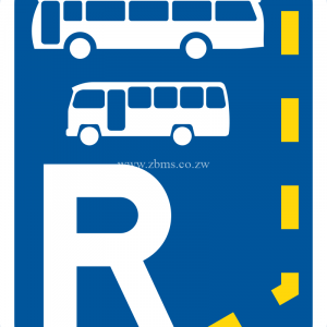 Start of a reserved lane for buses and midi-buses road sign for sale Zimbabwe