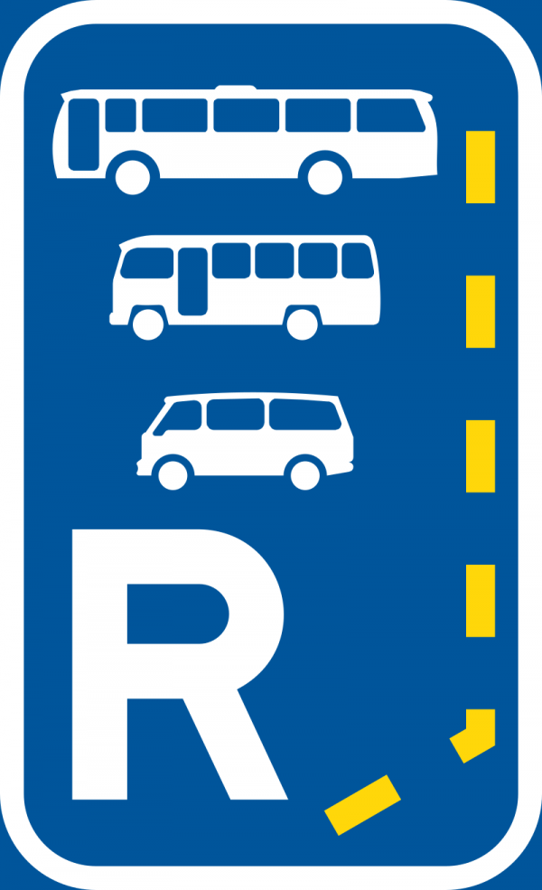 Buses, Midi-buses and Mini-buses Only Lane Start road sign for sale Zimbabwe