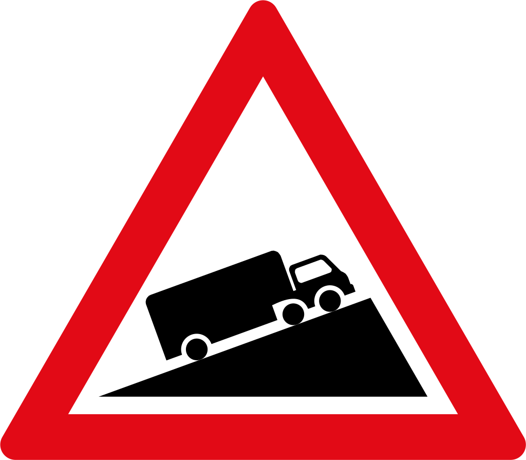 Steep ascent ahead ROAD SIGN SALE IN ZIMBABWE