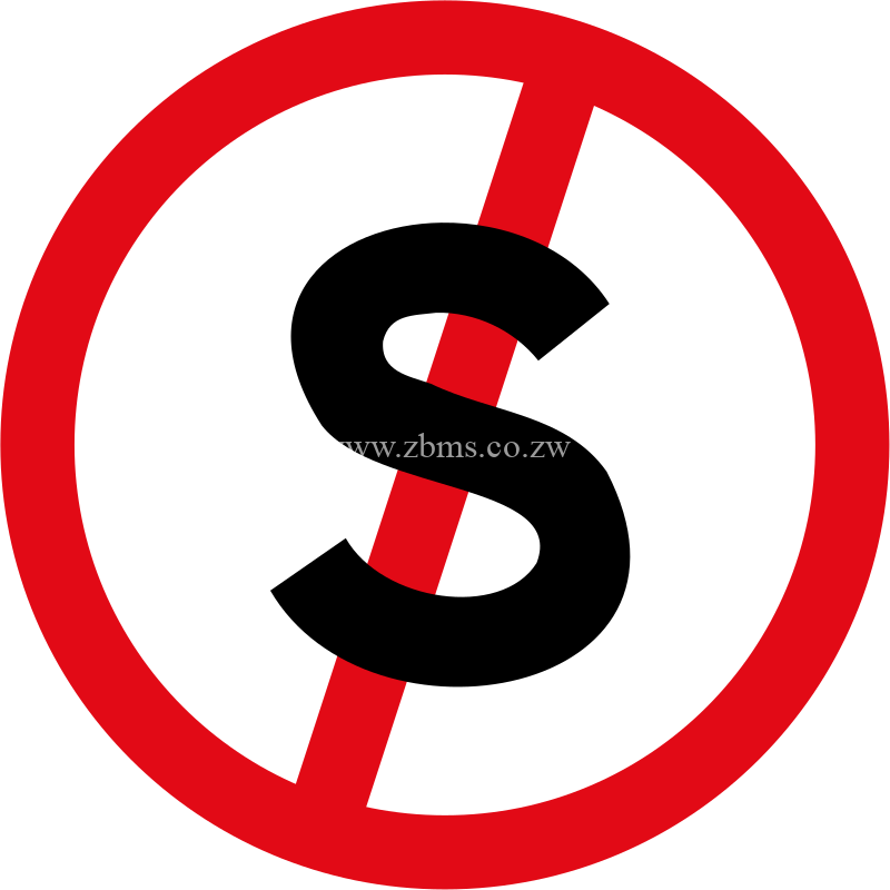no stopping sign for sale Zimbabwe
