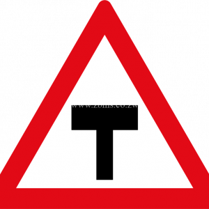 T-junction ahead road sign for sale Zimbabwe