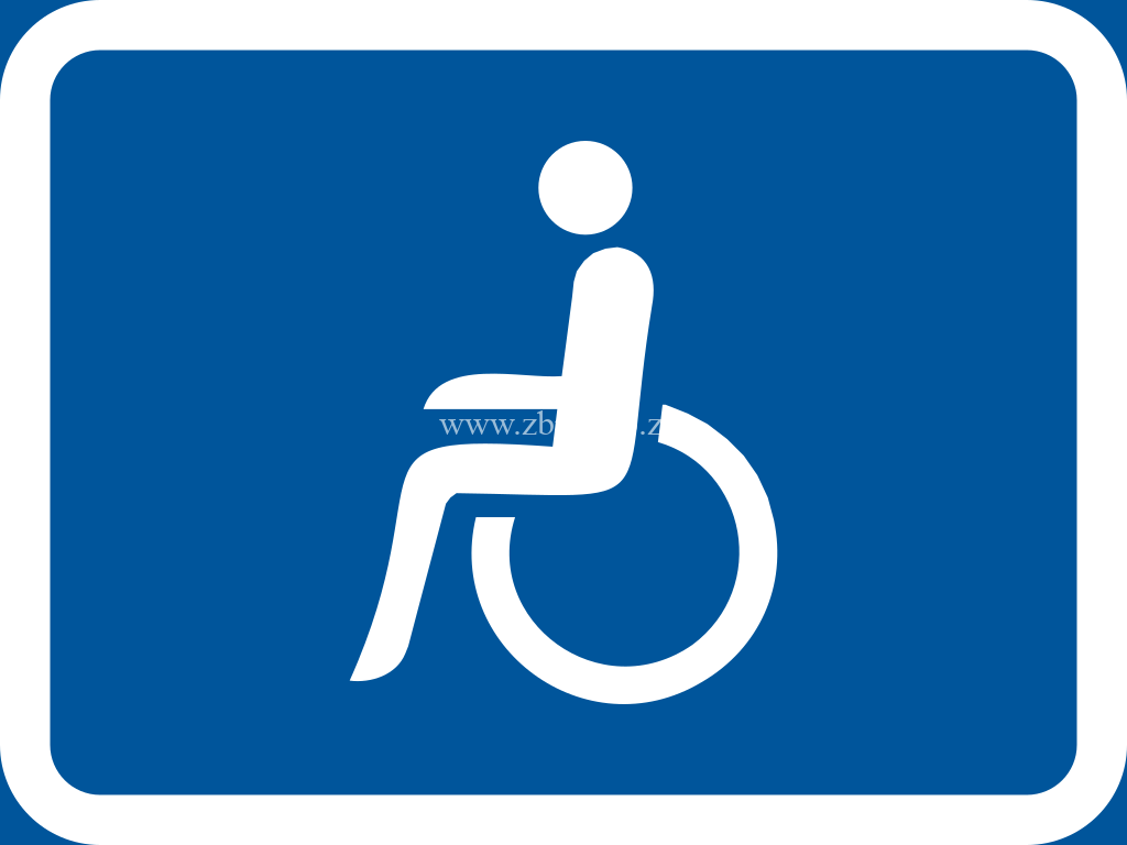 The primary sign applies to vehicles carrying disabled passengers. road sign