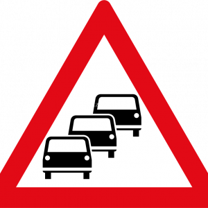 Traffic congestion ahead road sign for sale Zimbawe