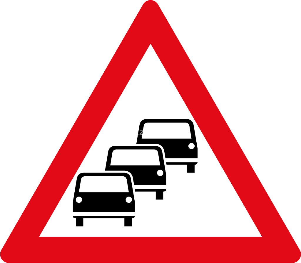 Traffic congestion ahead road sign for sale Zimbawe