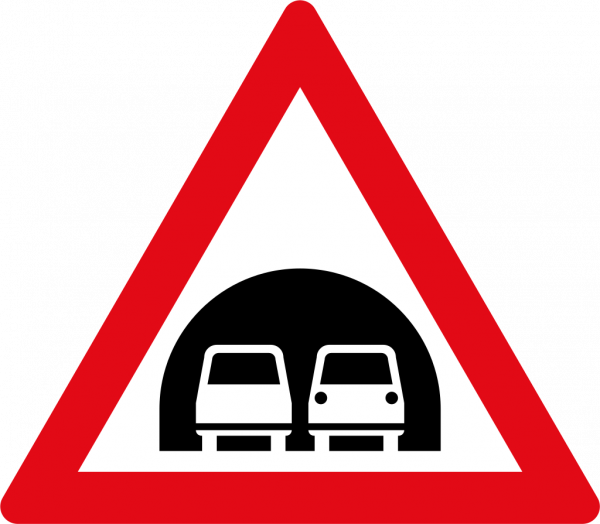 Tunnel ahead road sign for sale in Zimbabwe