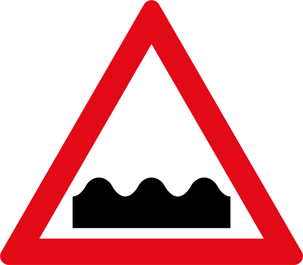 Uneven road surface ahead road sign for sale Zimbabwe
