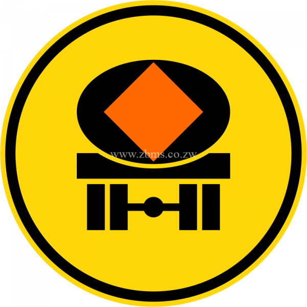 Vehicles transporting dangerous substances only temporary sign for sale Zimbabwe