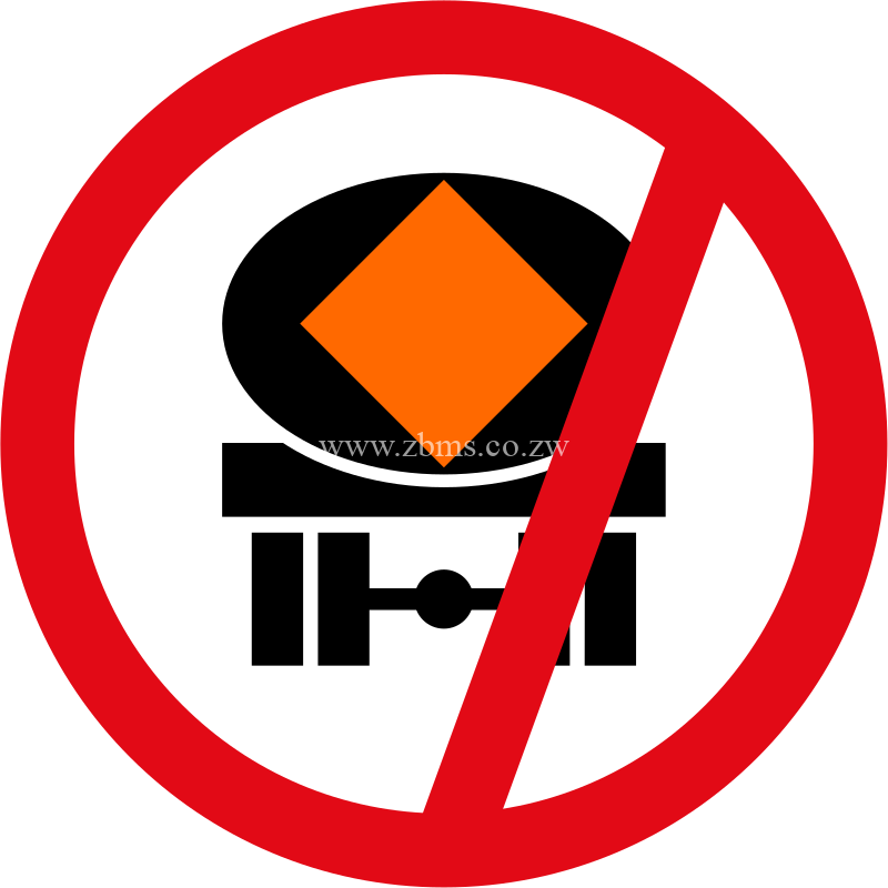 Vehicles transporting dangerous substances prohibited for sale Zimbabwe