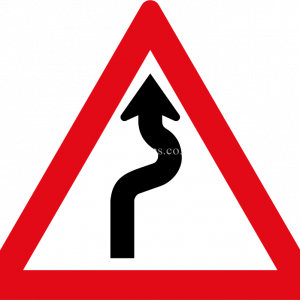 Right Winding road ahead road sign for sale Zimbabwe