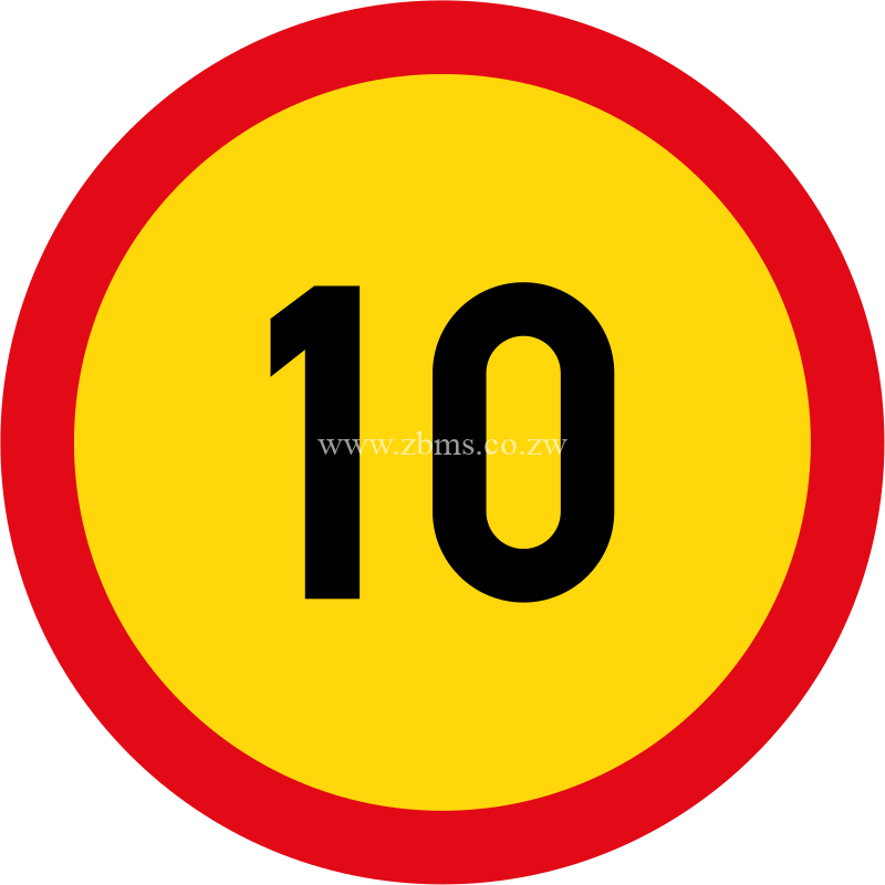 Speed limit of 10 km/h temp - Zimbabwe Building Materials Suppliers