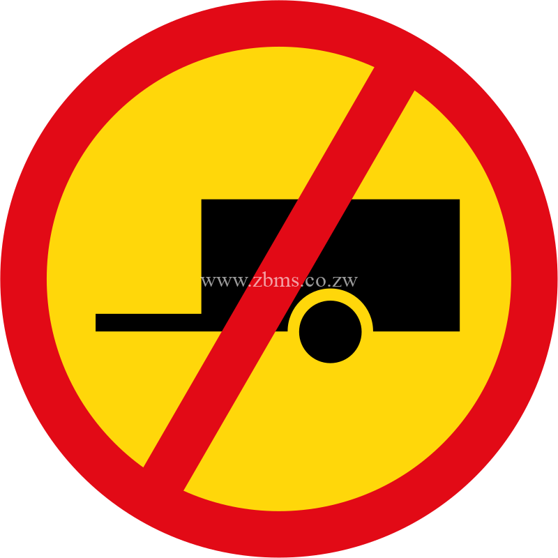 Towed vehicles not allowed temporary sign for sale Zimbabwe