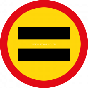 Unauthorised vehicles prohibited temporary sign for sale Zimbabwe