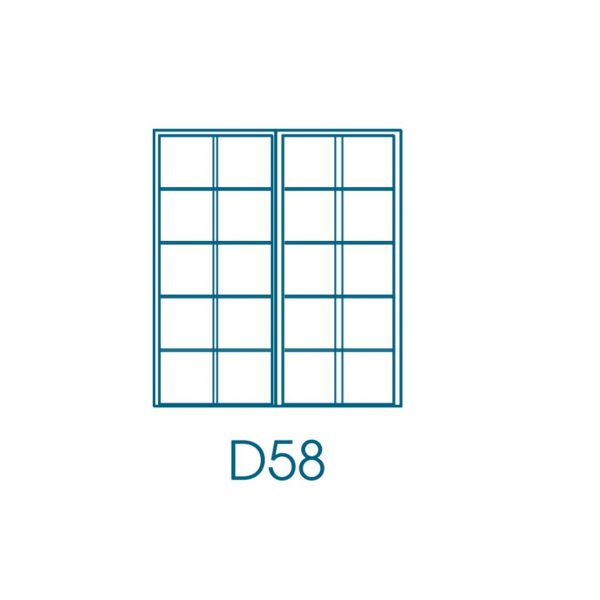 D58 D Type Steel Window Frame - Zimbabwe Building Materials Suppliers