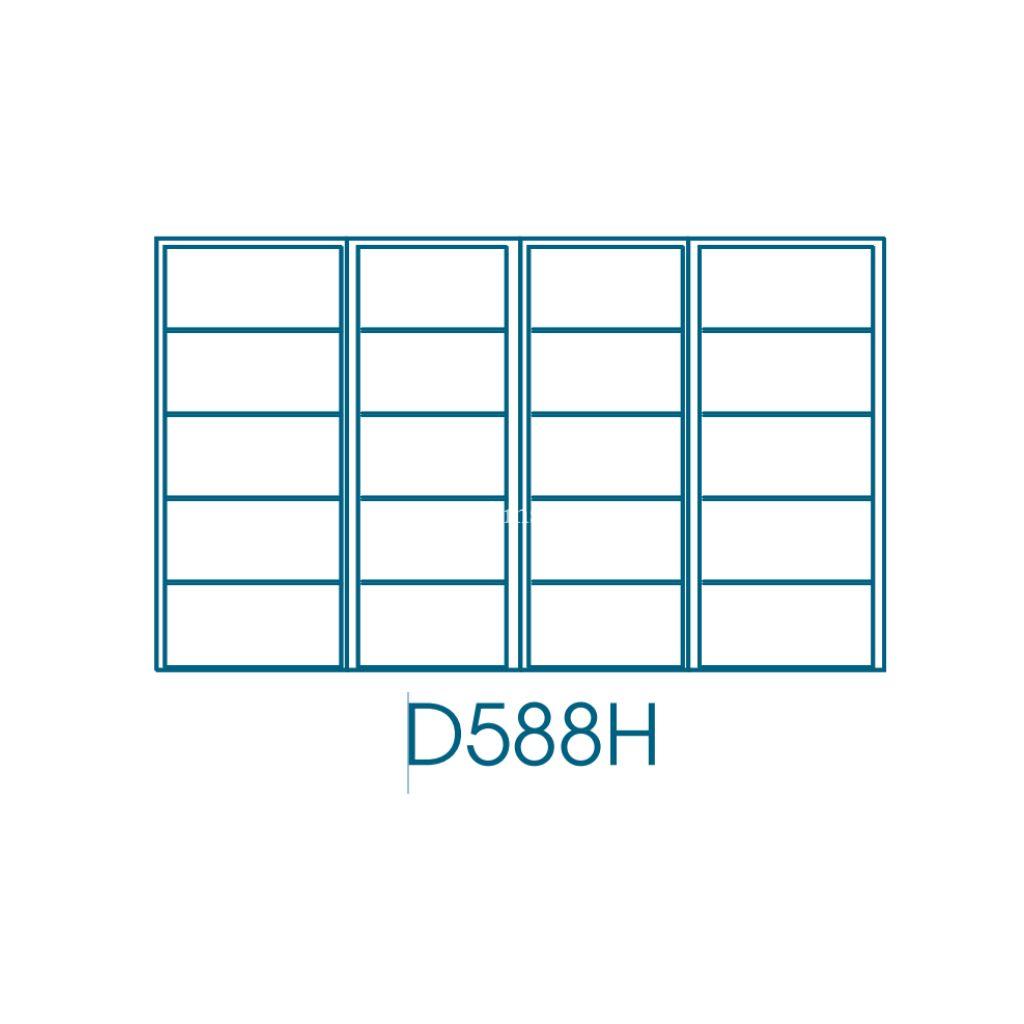 D588H D Type Steel Window Frame - Zimbabwe Building Materials Suppliers