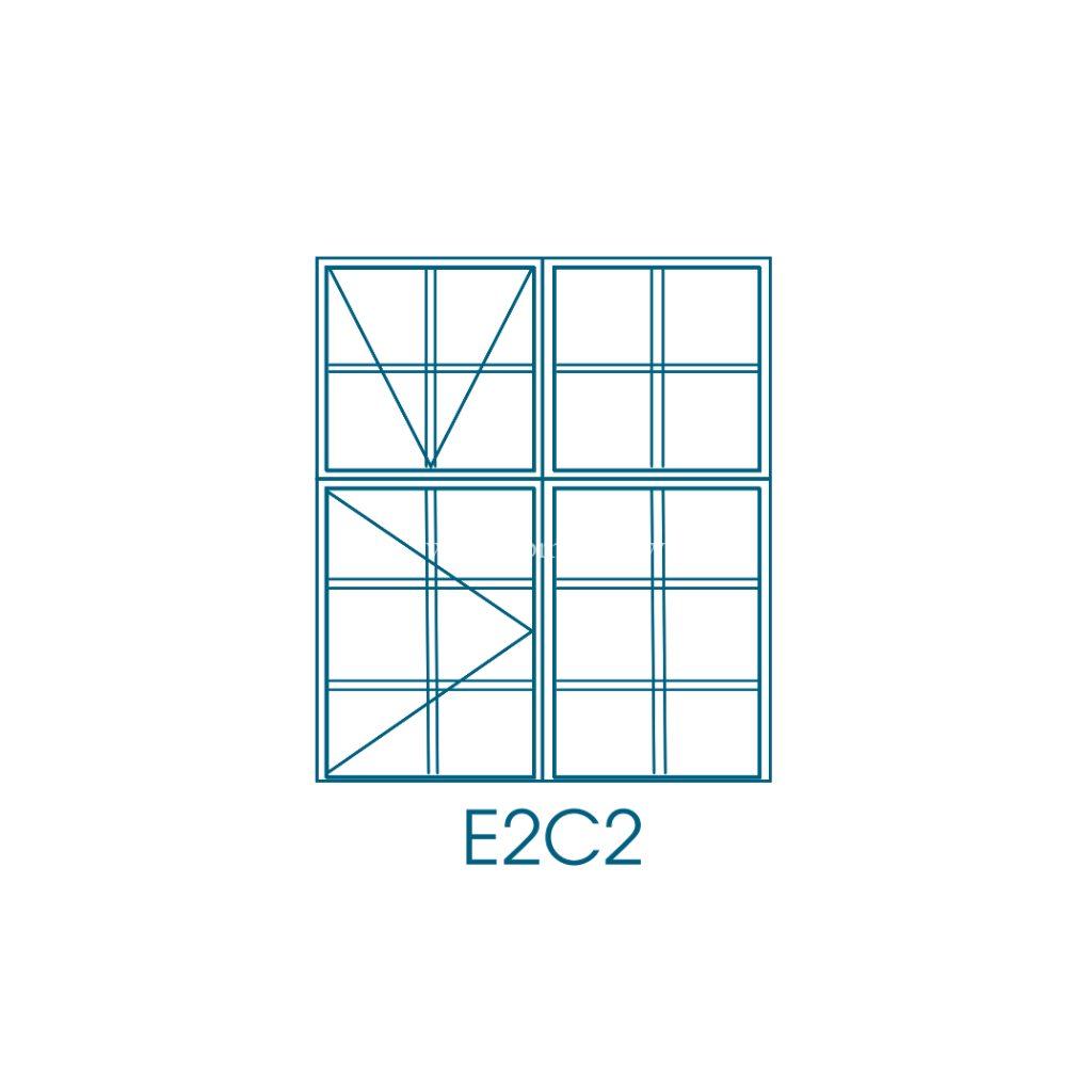 E2C2 E/C Type Steel Window Frame - Zimbabwe Building Materials Suppliers