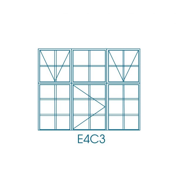 E4C3 E/C Type Steel Window Frame - Zimbabwe Building Materials Suppliers