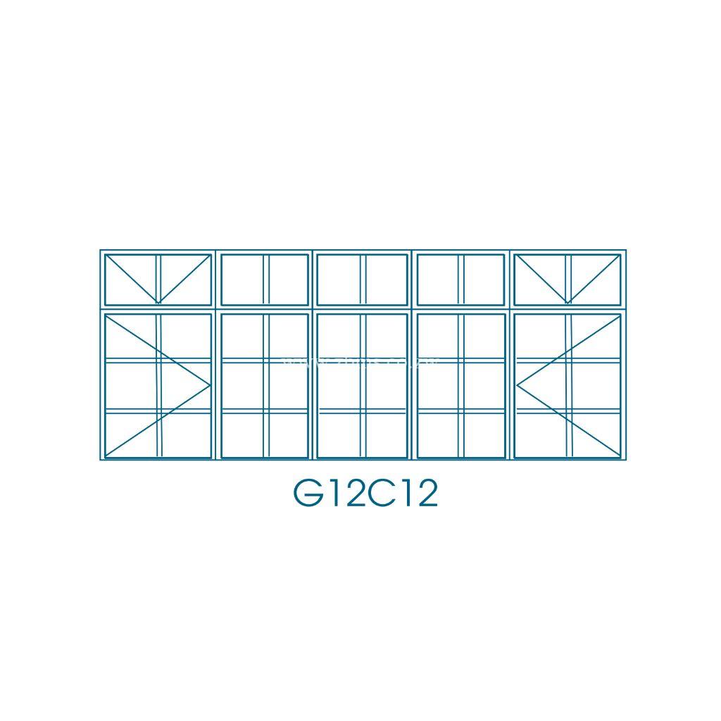 G12C12 G/C Type Steel Window Frame - Zimbabwe Building Materials Suppliers
