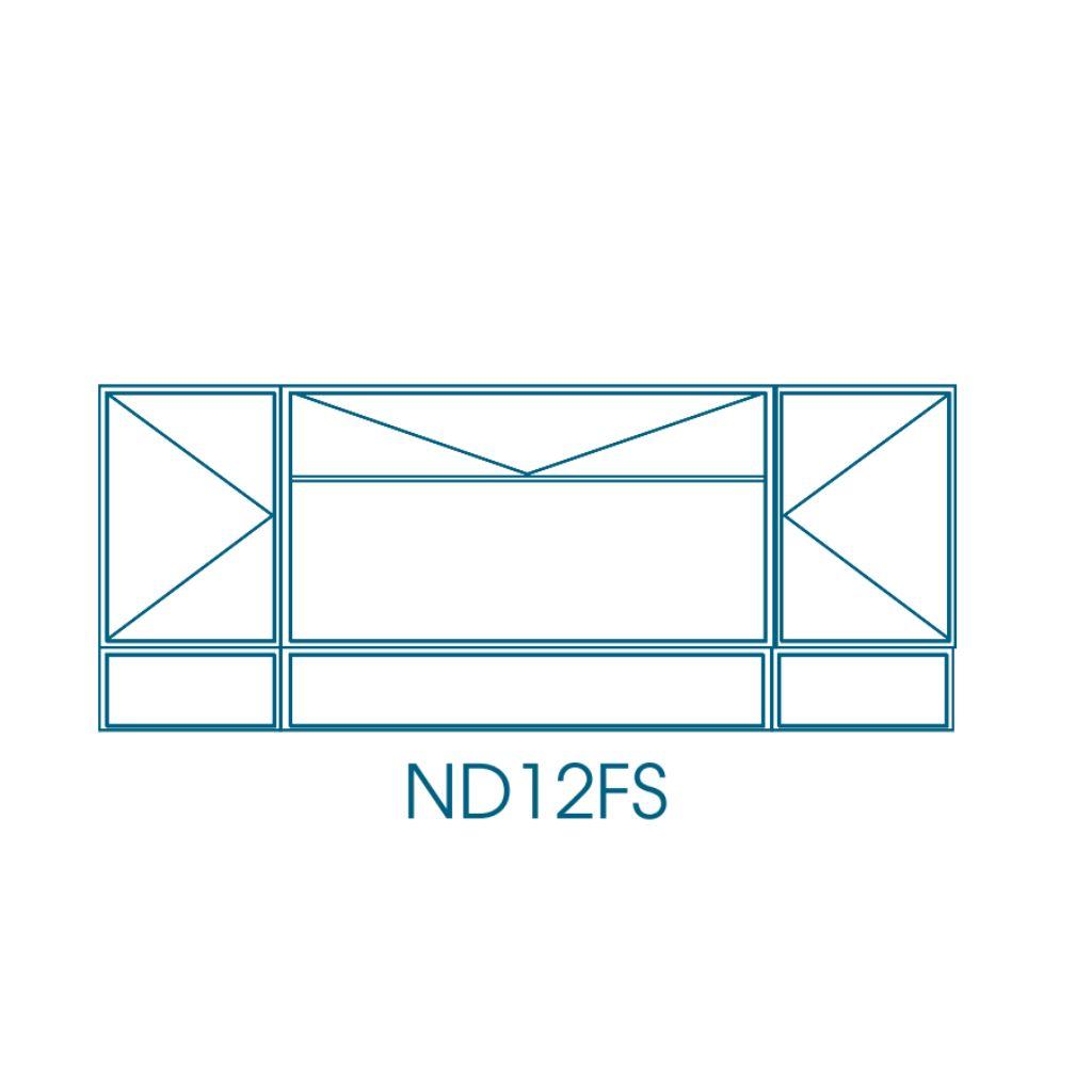 ND12FS D/S Type Steel Window Frame - Zimbabwe Building Materials Suppliers