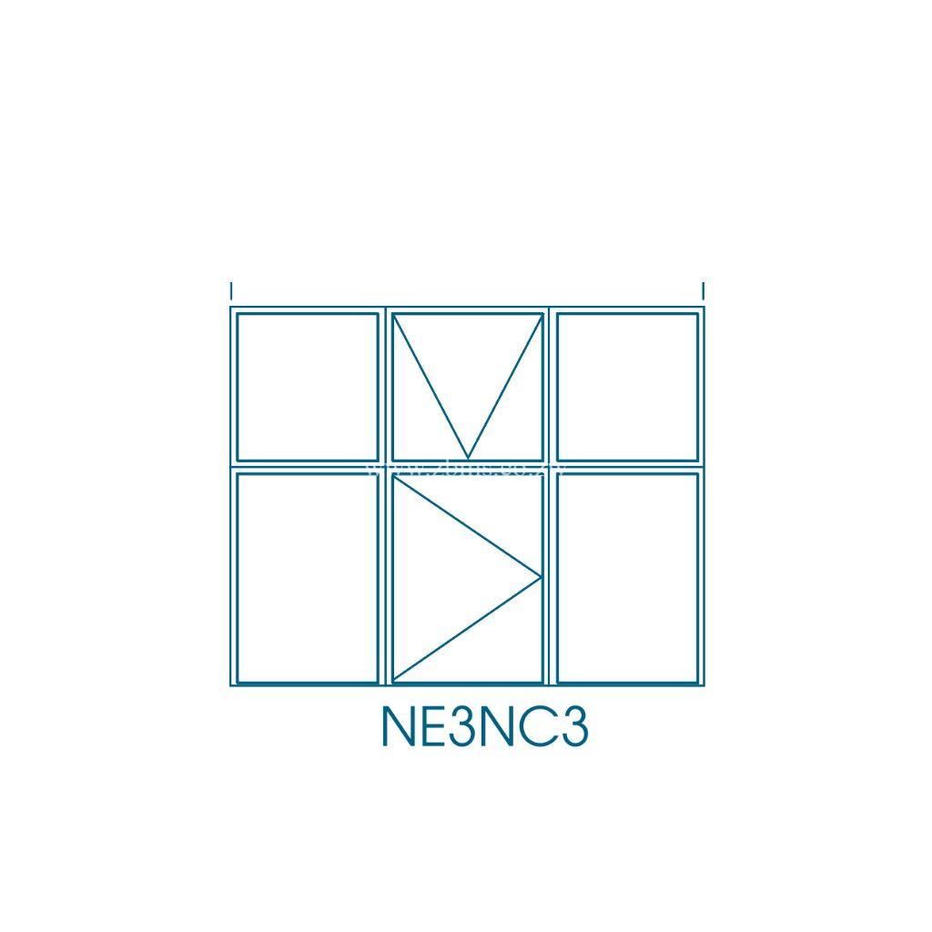 NE3NC3 E/C Type Steel Window Frame - Zimbabwe Building Materials Suppliers