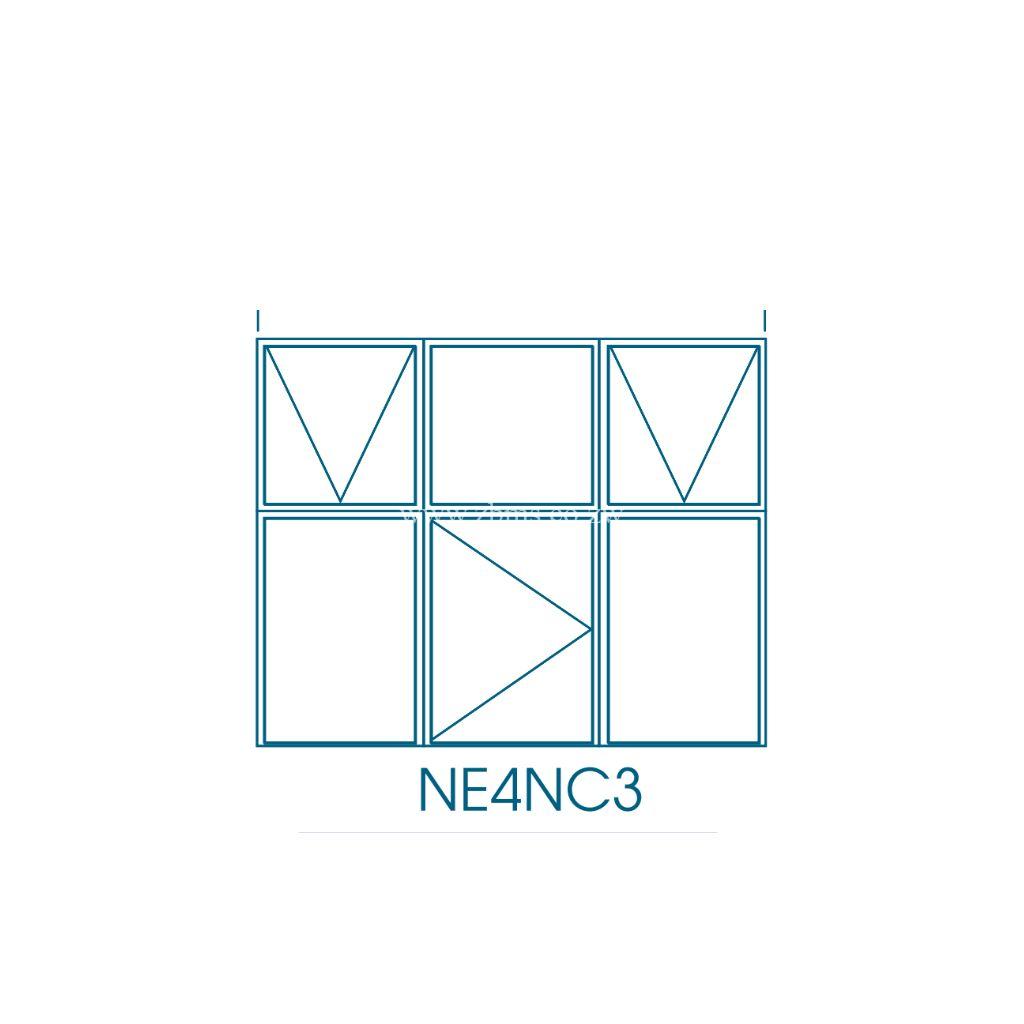 Ne10 Window NE4NC3 E/C Type Steel Window Frame - Zimbabwe Building Materials Suppliers