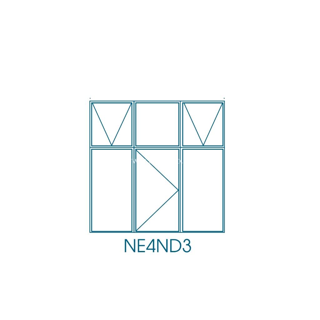 NE3ND3 E/D Type Steel Window Frame - Zimbabwe Building Materials Suppliers