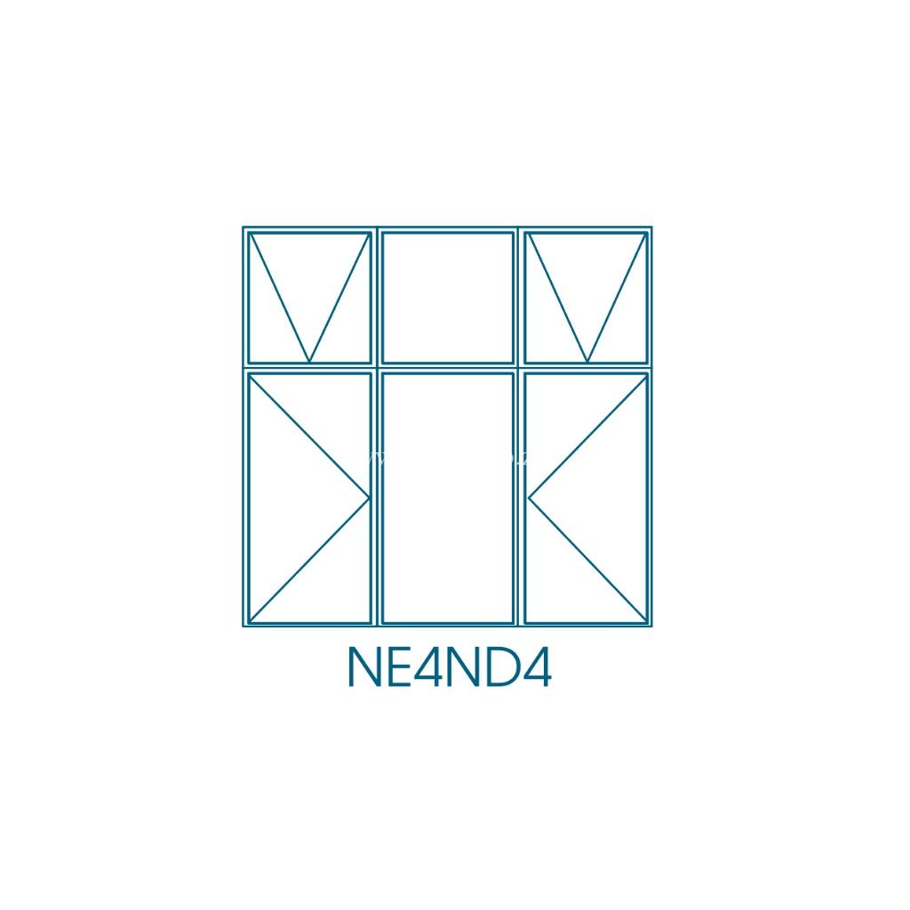 NE4ND4 E/D Type Steel Window Frame - Zimbabwe Building Materials Suppliers