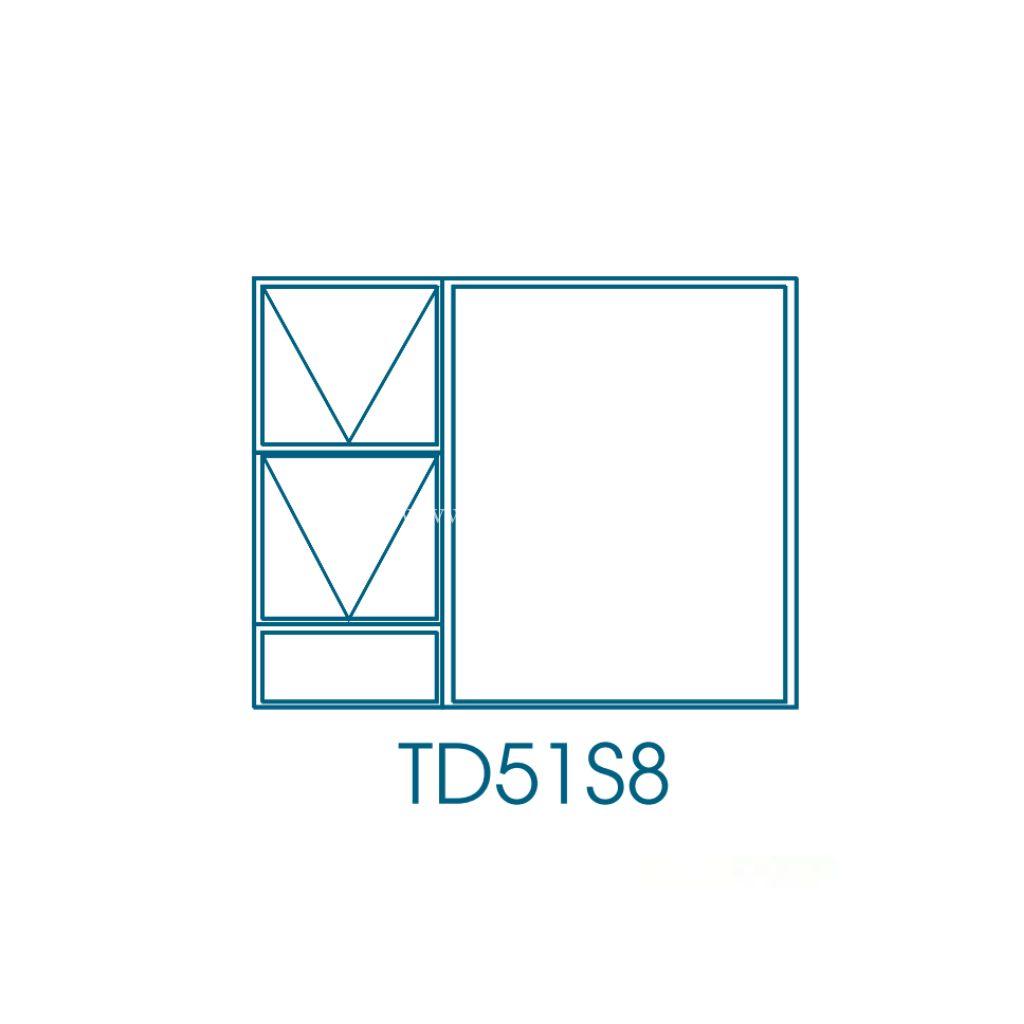 TD51S8 T/D type Steel Window Frame - Zimbabwe Building Materials Suppliers