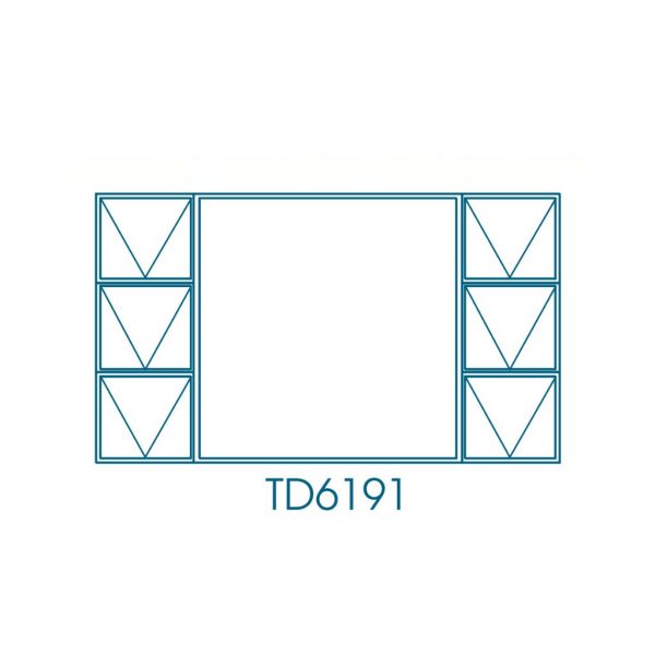 TD6191 T/D type Steel Window Frame - Zimbabwe Building Materials Suppliers