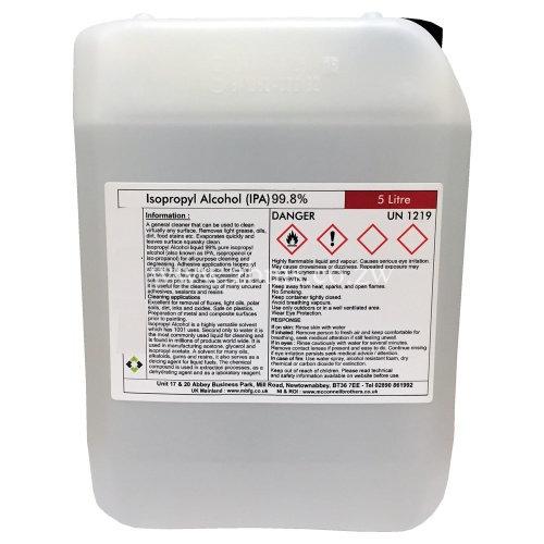 Ipa Material 5l Isopropyl Alcohol (IPA) - Zimbabwe Building Materials Suppliers