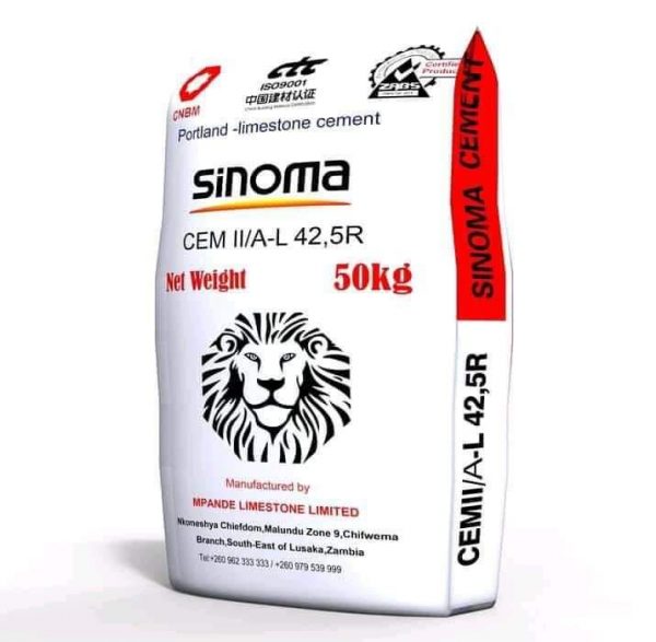 42.5r sinoma cement for sale Zimbabwe Building Materials Suppliers Harare